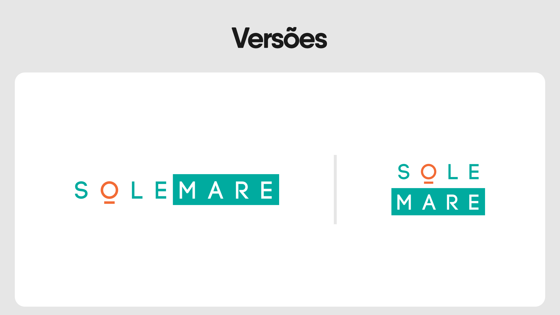 Logo Sole Mare - Versões